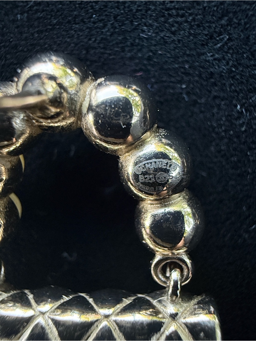 CHANEL Gold Pearl-Handle Bag Charm Earrings - Picture 6 of 12